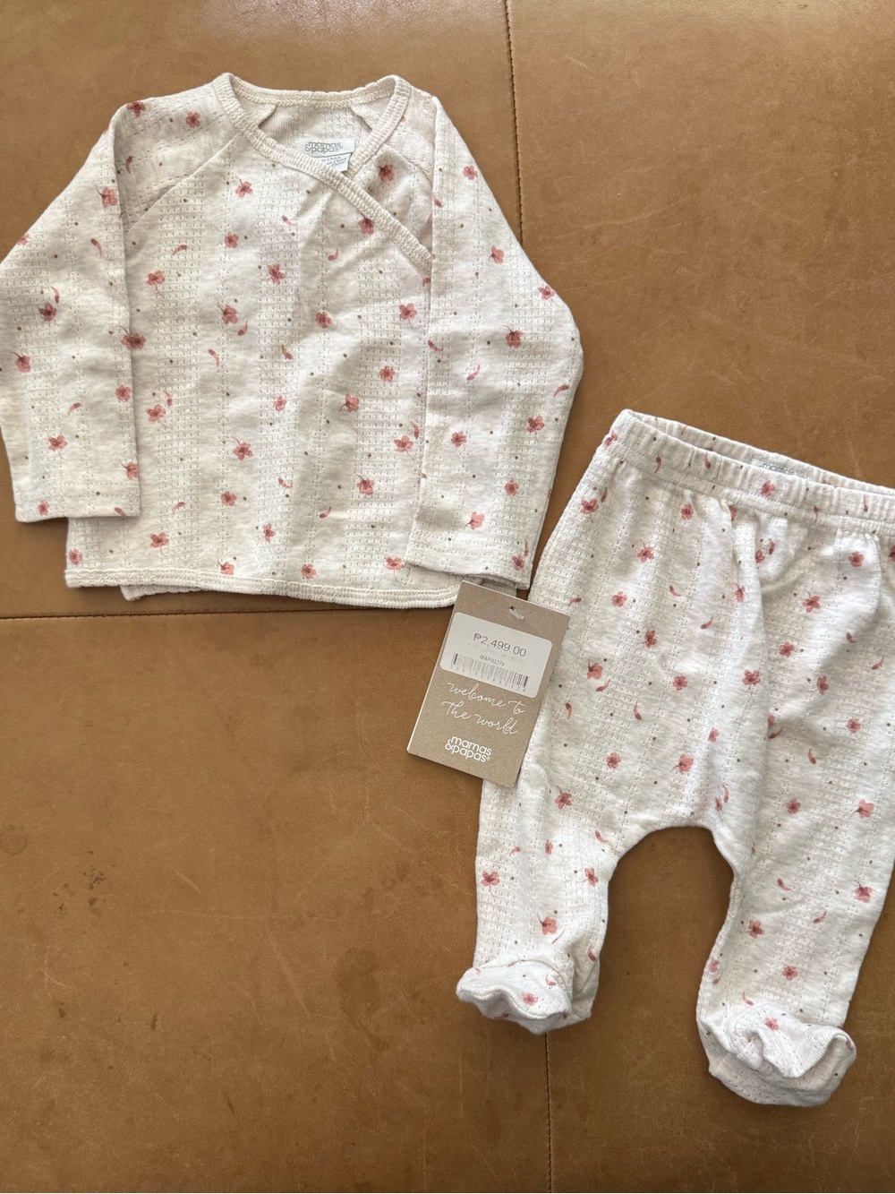 Mamas & Papas Pajama Set 0-3M NWT